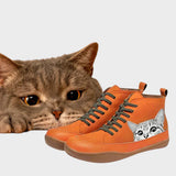 キティ - 猫好きのためのレザー ブーツ