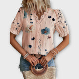 エミリア - Vネックブラウス